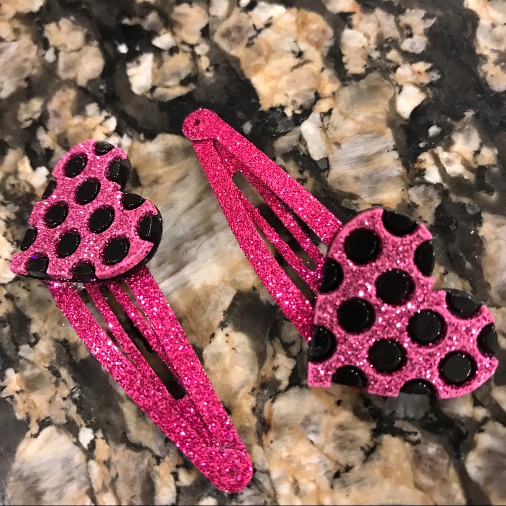NEW Hearts ♥️ and Flowers 🌸 Snap Clip Hair Bows